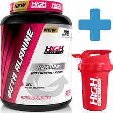 High Nutrition Beta Alanıne 300 Gr Aromasız 100 Servis + Shaker