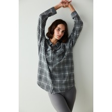Penti Beige Checked Pijama Üstü