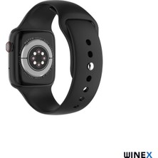 Winex 2024 Watch 7 Series FullSecreen NO1 Android İos Uyumlu Akıllı Saat Siyah