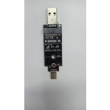 Keepro M.2 Nvme To USB 3.0-Type C 3.1 Çift Taraflı Alüminyum SSD Kutusu 4.2cm