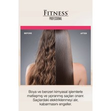 Fitness Professional Brezilya Fönü Sıvı Keratin Bakımı Kalıcı Dumansız & Parabensiz Buğday Proteinli Tuzsuz Şampuan Seti