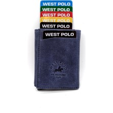 WEST POLO CÜZDAN  Deri  Mekanizmalı Cüzdan Kartlık