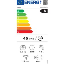 Profilo CGA244A0TR A Enerji Sınıfı 9 kg 1400 Devir Çamaşır Makinesi