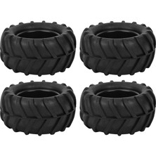 Flower World 4pcs 1/16 Rc Ölçekli Kaya Trail Araba Değiştirme Için Kauçuk Lastikler Universal