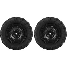 Flower World 4pcs 1/16 Rc Ölçekli Kaya Trail Araba Değiştirme Için Kauçuk Lastikler Universal