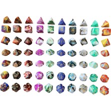 Flower World Dijital Polyhedral Set Masa Üstü Oyunlar Aksesuarları 10 Set(Yurt Dışından)