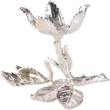 Flower World Antika Metal Ekran Kristal Top Kağıt Ağırlığı Destek Tutucu Tabanı Büyük