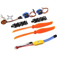 Flower World Rc 1400KV Fırçasız Motor 30A Esc Elektrik Kontrolü Rc Uçak Için Set