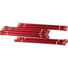 Flower World Direksiyon Bağlantısı Çubuk Çekme Çubuğu Eksenel SCX10 Rc Kamyonlar Için 313MM Dindan Teslim
