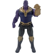 PopŞeker PopŞeker Avengers Thanos Karakteri Işıklı Thanos Figür Eklemli 17CM.