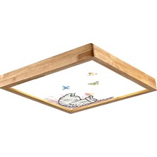 Wood Design World Ahşap Çerçeve Çocuk Odası LED Aydınlatma