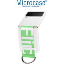 Microcase Samsung Galaxy Z Flip4 Parmak Tutuculu Plastik Kılıf - AL3153