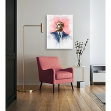 Taulart Atatürk Suluboya Cam Tablo