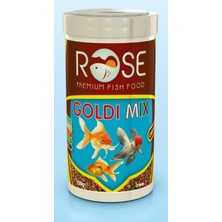 Rose Japon Balığı Yemi ve Vitamin Seti 2 Adet 250 Ml, Goldi Mix ve Gold Red