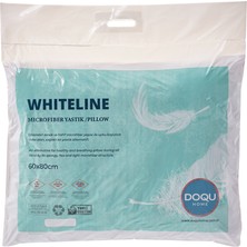 Doqu Home White Line Microfiber Yastık 60X80CM (1000GR)