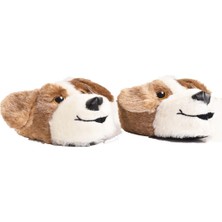 Ellaboni Unisex Çocuk Hayvanlı Köpekli Panduf Ev Botu