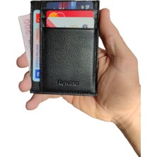 Rewina 9027 Hakiki Gercek Deri Ultra Ince Erkek -Kadın Kartlık
