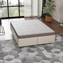 Mobpazar Full Ortopedik Bamboo Açelya Yatak,Nefes Alan Örme Kumaşlı,120x200 Cm