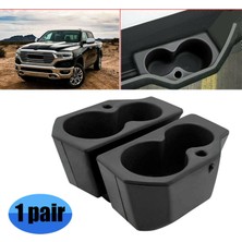 Enjoybuy Yan Kapı Trim Cupholders Organizer Ram 1500 Araç Değiştirme Için Kaymaz (Yurt Dışından)