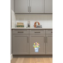 Echo Home Kovadaki Çiçekler Klozet Kapağı ve Banyo Sticker