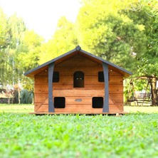 Mandu Ahşap Lüks Kedi Evi