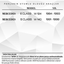 DNC Auto Part Mercedes E Class W124 Için Radyo Düğme Kapağı