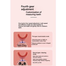Grand Bazaarr Çocuklar İçin Baiqu Smart 360 Derece U Şeklinde Elektrikli Diş Fırçası (Yurt Dışından)