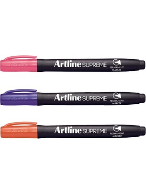 Artline Supreme Permanent Marker Pembe - Mor - Turuncu
