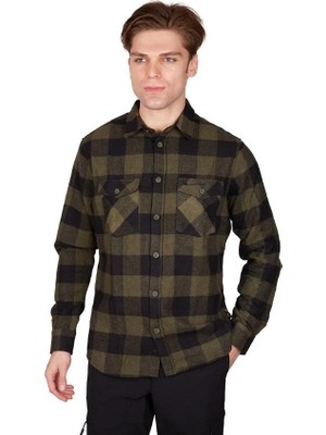 Alpinist Felder Erkek Ekose Outdoor Gömlek 2xl Beden Haki