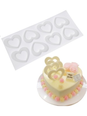 Pastry Planet Silikon Kalp Kalıp Epoksi Mum Çikolata