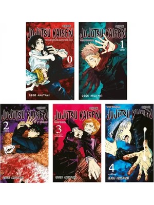 Jujutsu Kaisen (0-1-2-3-4) 5'li Manga Seti