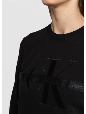 Calvin Klein Jeans Kadın Bisiklet Yaka Sweatshirt J20J213279 D006383