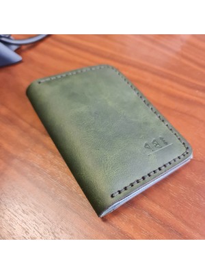 RBX Leather Hakiki Deri / Ruhsatlık Kılıfı - Zümrüt Yeşili