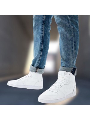 Nike Ebernon Mid Erkek Beyaz Günlük Ayakkabı AQ1773-100