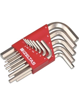 Izeltaş 4900 Allen Anahtar Takım Altı Köşe 12 Parça