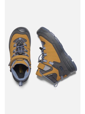 Keen Redwood Mid Wp - Deri Su Geçirmez Kar Botu - Hardal