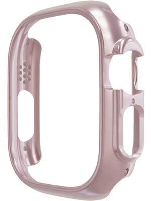 Nanospace Apple Watch Uyumlu Ultra 49MM Uyumlu Anti-Scratch Sert Pc Slim Kasa (Ön Kısım Açık )