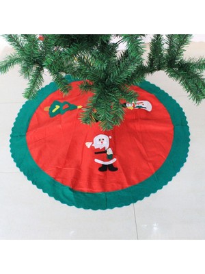 ZHKJ Shop 2 Adet 90CM Noel Ağacı Etek (Tek Desen, Desen Rastgele Teslimat) (Yurt Dışından)