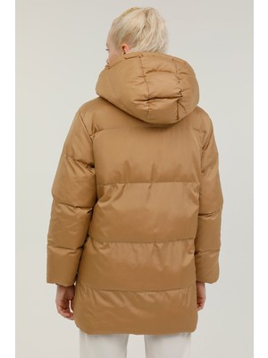 Kinetix W-Bella Coat 2pr Camel Kadın Uzun Kaban