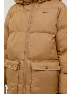 Kinetix W-Bella Coat 2pr Camel Kadın Uzun Kaban