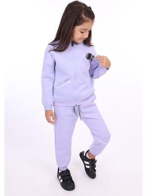 Toontoy Kids Toontoy Kız Çocuk Nakışlı Eşofman Takım
