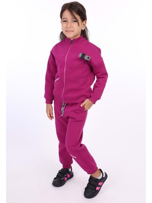 Toontoy Kids Toontoy Kız Çocuk Nakışlı Eşofman Takım