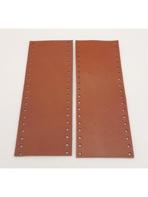 Angel Çanta Aksesuar Taba Gerçek Deri Tutma Sapı 15X6 cm Simit Sap