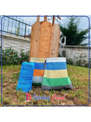 İnterbag 50x60 cm Omuz Askılı Renkli Fındık/Çay Toplama Sepeti ile Etkin ve Rahat Toplama Deneyimi!|İNTERBAG