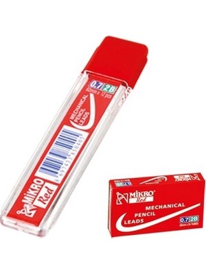 Mikro 0.7 mm Kırmızı Kalem Ucu 60 mm 3 Adet