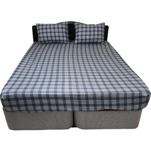 Bilgem Tekstil Lastikli Çarşaf Flanel Fited SET160*200+2 Adet Yastık Kılıfı