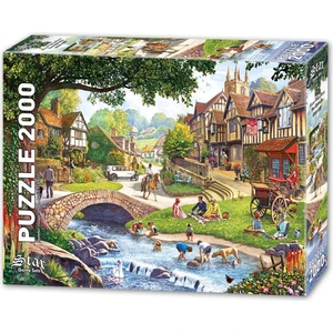 Oyun Dere Köyünde Yaz 2000 Parça Puzzle