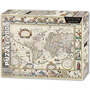 Oyun Dünya Haritası Iı 2000 Parça Puzzle