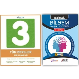 Bilfen Yayınları 3. Sınıf Tüm Dersler Soru Bankası - Bilsem Hazırlık Kitabı