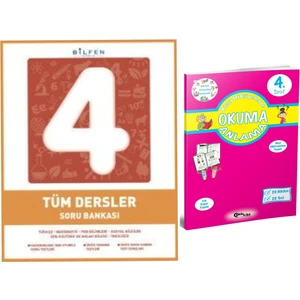 Bilfen Yayınları 4. Sınıf Tüm Dersler Soru Bankası - Okuma Anlama Kitabı